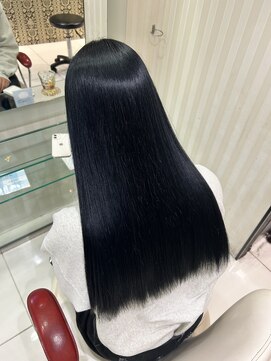 アース 金山店(HAIR&MAKE EARTH) ブルーブラック