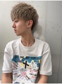 メンズカット/ブリーチ/ニュアンスパーマ/メンズハイライト/眉毛
