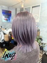 ラグズ 茅ヶ崎(LAGUZ)&nbsp;ラベンダーホワイトグレー　× レイヤーボブ