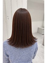 ナーディ バイ ミルボン(NERDy by milbon)&nbsp;天使の輪っかのツヤツヤ外ハネスタイル◎
