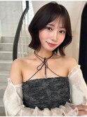 韓国ボブレイヤーボブ渋谷タッセルボブお洒落なレイヤーカット