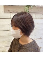 アバシュ A V A S H&nbsp;レディース　ウルフ　ピンクブラウン