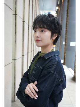 エンディアリング 東銀座(Endearing) 小顔ひし形 レイヤーカット 透明感カラー