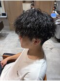 細かめツイストスパイラルパーマ◎