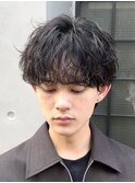緩めシャドウパーマで上げ下ろしできる2wayスタイル〇