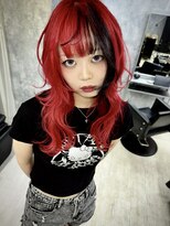 .elice 心斎橋 ダブルカラー/ウルフレイヤーカット【9/1NEWOPEN(予定)】 セミロングアンブレラカラーミニウルフショートウルフ前髪50代