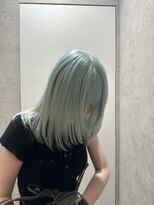 ベモ(NVEMO)&nbsp;ミントブルー ブリーチカラー