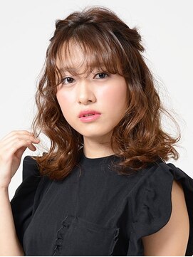 アースオーセンティック 所沢店(EARTH Authentic) 華やかロープ編みダウンスタイル【EARTH所沢】