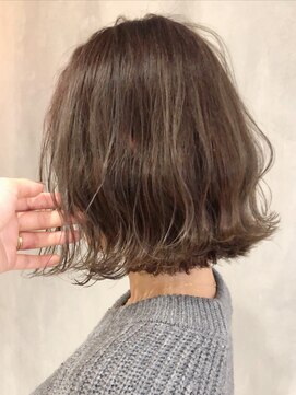 アルバム 新宿(ALBUM SHINJUKU) オリーブアッシュ_外ハネボブアッシュブラウン_ba260784