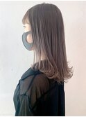 シアグレージュ_オリーブカラーハイライトカラー_ba305702