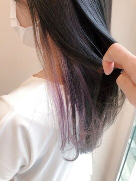 デイリリーバイアメリア 川西店(daylily by Ameria) サラサラロング×イヤリングカラー→白井　涼貴