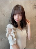 【藤山】20代30代40代大人かわいいセミロングヘア★ブランジュ