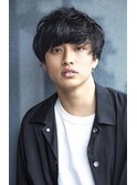 小久保styleブリーチなしアッシュオーシャンブルーサマーカット