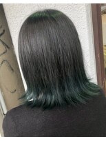 ライブトレア(LIVE TOREA) 裾カラー×モスグリーン