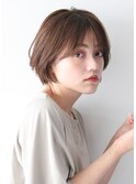大人可愛いエアリーショートボブ 30代/40代