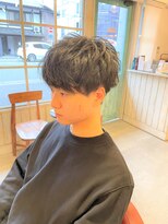 アンティコ(Antico)&nbsp;流行ソフトツイストスパイラルモテ髪ツーブロックマッシュ束感