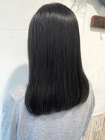 ネオリーブアオバ 高田馬場店(Neolive aoba)&nbsp;アディクシーカラーブルージュで作る黒髪風暗髪カラー