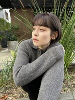 ムード カナザワ(mood kanazawa)&nbsp;ワイドバング×小顔ボブ