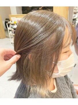 リベア トウキョウ 東大島店(Rever Tokyo) インナーカラー／マロンベージュ／【東大島／東大島駅】