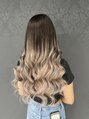 ネオボックス 心斎橋 難波(NEOBOX)&nbsp;地毛を傷めずグラデーション風エクステ/エクステ/アメ村エクステ