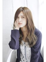 シュシュット(chouchoute)&nbsp;韓国ボブレイヤーロンググレーベージュ黒髪質改善前髪パーマ/007