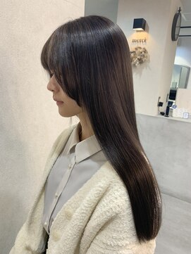 サロンドメルシー (salon de merci) ブリーチ歴ありラベンダーブラウン