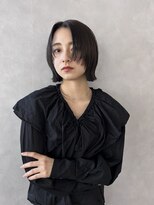 フォト 新宿(foto)&nbsp;レイヤーBOB♪シアーカラーワンカールダークアッシュ新宿