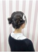 ガーリースタイル/心斎橋/ヘアメ/セットサロン