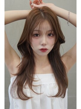 アンジェリカラボ 梅田店(ANGELICA LABO) レイヤー×イルミナカラー×ブリーチなしダブルカラー【川又】