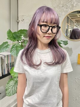 クリアーオブヘアー 栄南店(CLEAR of hair) ハイトーン×ミディアム/RIHO