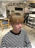 シースルーマッシュ/センターパート