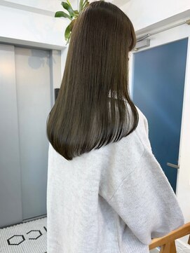 イコ 表参道原宿(ico) オリーブグレージュ イルミナカラー オリーブカラー