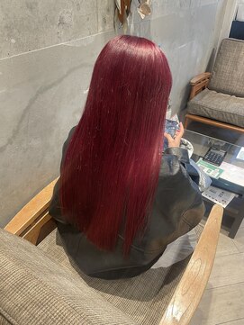 ブリッツバイレボ 船橋(BLITZ by REVO) カシスレッドカラー/ブリーチダブルカラー