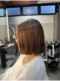 縮毛矯正×髪質改善 タッセルボブ