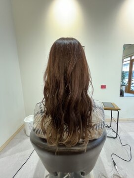 ハチマルハチ ナル 登戸店(808 nalu) 裾カラー/エンドカラー/くすみベージュ