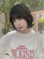 ドットハリス(.Hallis)&nbsp;透明感ブラウン/ボブ/髪質改善