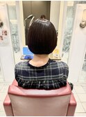 【圧倒的ツヤ髪】髪質改善x美シルエットボブ
