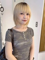 ムーン バイ ケンジ(moon by KENJE)&nbsp;【rizu】ブロンド/レイヤー/ボブ