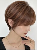 ハイライトカラーグレージュベージュケアブリーチダブルカラー