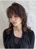 パーマ風ラフミディアム 20代30代40代　横浜
