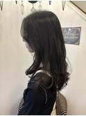 ロング顔周りレイヤー