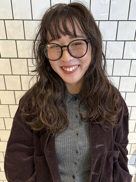 ナリー(Nary) ベージュ×パーマ/畑段/Nary六角/京都美容室