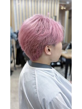 キイ ギンザ(k.e.y GINZA) シアーピンク/フェザーショート