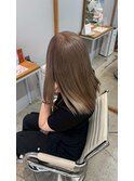 透明感カラー ベージュ