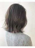 アッシュベージュ×ボブ_八千代緑が丘