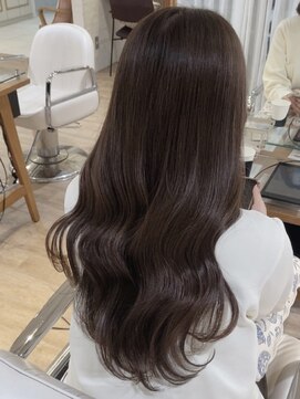 ジーナ 横浜(Zina) 秋モテブラウン ロングレイヤー
