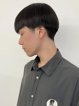 モリオフロムロンドン 松戸店(Morio from London) 【メンズ 松戸 岩口】短めスッキリ学生向け黒髪マッシュショート