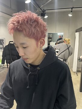 ディセンシー(Dicency) 【Dicency】メンズ スパイキーショート× パールピンク