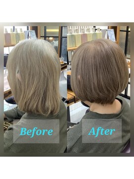 ラック 辻堂(LUCK) 【松浦】白髪を活かしたシニアカラー