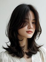 ケシキ 表参道 原宿(kesiki.)&nbsp;バタフライカット/レイヤーカット/シースルー/2wayバング